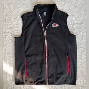 NFL Kansas City Chiefs Full-Zip Fleece Vest